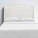 Wildon Home® Dioseline Headboard Upholstered/Polyester in White | 56 H x 66 W x 10 D in | Wayfair CF0C7F21E7B84159A5F79A45C0E7CA48