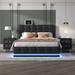 House of Hampton® 3 Piece Bedroom Set Upholstered in Black | 44 H x 64.9 W x 83 D in | Wayfair 924A03B83CC4413A85DB047D320CE1BB