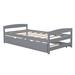 Red Barrel Studio® Condell Platform Bed Wood in Gray | 22.1 H x 40.6 W x 77.4 D in | Wayfair 09AE579496714820B9F1C21719CFEAE3