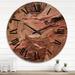 East Urban Home Zariah Solid Wood Wall Clock Solid Wood in White | 36 H x 36 W x 1 D in | Wayfair 654419713DAC419E91CBF1FB844DEEEB