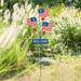 The Holiday Aisle® Patriotic/Americana Flags Garden Stake Metal in Blue/Red/White | 42 H x 0.5 W x 14.75 D in | Wayfair