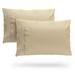 Cosy House Collection 2 Piece Rayon Guest Room Pillowcase Case Pack Rayon from Bamboo/Rayon in White | King | Wayfair PC-B-100-K-TAN