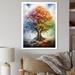 Lark Manor™ Tree Of Life All Seasons I - Print on Canvas Metal in Brown/Green/Yellow | 40 H x 30 W x 1.5 D in | Wayfair