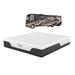 King Medium 8" Gel/Foam Mattress - Dynasty RV Gel Memory Foam | 80 H x 72 W 8 D in Wayfair KM-8-RVK-CB-US