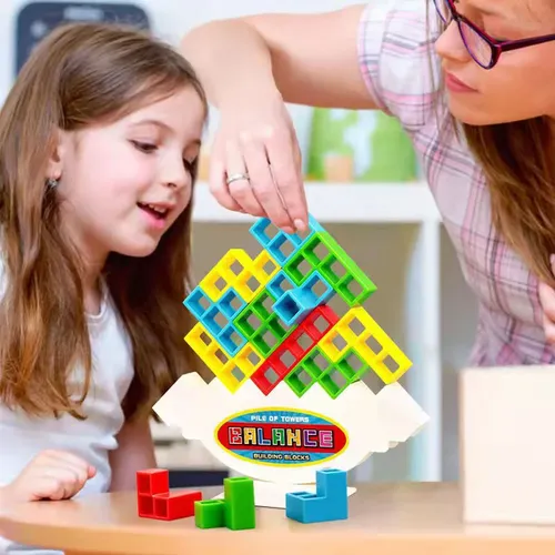 Tetra Turm Spiel Balance Turm Puzzle Bord Spiel Kinder Baustein Spielzeug