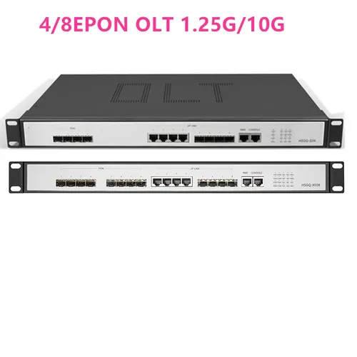 4/8EPON OLT 4/8 PON port OLT GEPON 4 SFP Open software 1,25G/10G SC WEB-management Open software 4pon SFP PX20 + PX20 + + PX20 + + +