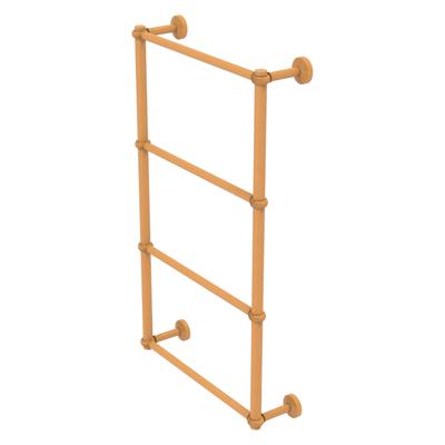 Allied Brass Waverly Place Collection 4 Tier 24 Inch Ladder Towel Bar with Twisted Detail