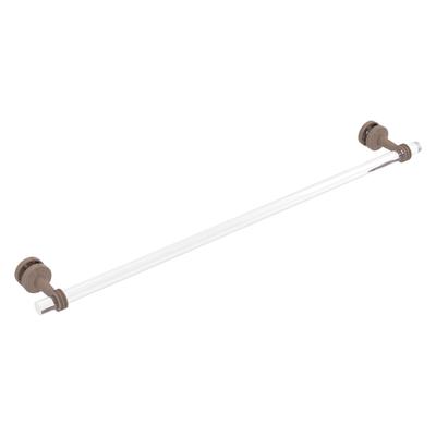 Allied Brass Pacific Beach Collection 18 Inch Shower Door Towel Bar with Dotted Accents