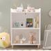 Kids 3-Tier Bookcase, Kid's Book Display,Toy Storage Cabinet Organizer