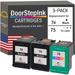 ZQRPCA Remanufactured in the USA Cartridge Replacements for 74 75 Combo Pack 2 - Black CB335 and Color CB337 for Deskjet D4260 D4360; OfficeJet J5780 J6480; Photosmart D5345 D5360