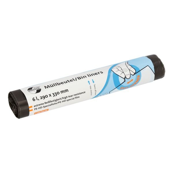 Deiss 50 Müllbeutel »UNIVERSAL PLUS®« 6 Liter transparent grau, 29x33 cm Image