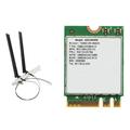 ckepdyeh AX210NGW WiFi Card with Antenna WIFI 6E Bluetooth 5.2 2.4Ghz 5Ghz 3000Mbps M.2 Wireless Adapter 802.11Ax Network Card