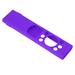 Anti Drop Remote Control Silicone Protective Cover Solar Cell Remote Control Replacement Cover for Samsung TM2180EcoBN59 Purple