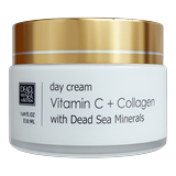 Dead Sea Collection Vitamin C & Collagen Moisturizing Day Cream - Face Cream with Vitamin C and Collagen - Firming Cream with Dead Sea Minerals and Vitamin C - 1 69 Fl. Oz