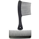 2 Pcs Large Knife Comb Hair Pick Comb for Curly Hair Detangling Comb for Curly Hair Miss