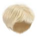 2pcs Men Cosplay Wig Hair Accessory Male Wig Piece Human Hair Extension Accessory