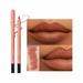 Melotizhi Lip Liner Pencil Long Lasting Smooth For Lip Defining Matte Shades Lip Contour Lipstick Pencil Lip Liner Velvet Silk Lip Gloss Makeup Long Lasting Lipliner Pen Sexy Lip Tint Cosmetic