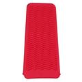 Heat resistant silicone pad bag suitable for flat iron curling iron hair perm salon tools electrical appliances Red