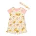 The Lion King Baby Girl Shortall and Tee Outfit Set with Headband Sizes 0/3 Months-24 Months