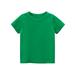 Toddler Kids Girls Boys Short Sleeve Basic T Shirt Casual Summer Tees Shirt Tops Solid Color Fit Apparel Teen Tee Shirt Boy Top Fit Short 5 Shirt Plain Shirts Boys Long Sleeve Shirt Toddler Boy Boys