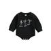 Peyakidsaa Baby Girls Boys Sweatshirts Rompers Halloween Clothes Bodysuits