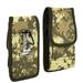Luxmo Belt Holster for AT&T Vista 2023 (WTATTRW2) Vertical Rugged Nylon [Card Slots & Pen Holder] Phone Carrying Pouch Clip Case with Secure Strap Loops - Digital Army Camo