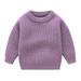 ASFGIMUJ Girls Sweater Children S Solid Knit Sweater Winter Clothes For Girls Baby Tops Clothes Knitted Cardigan A 0 Months-6 Months