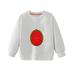 Kids Swaetshirts Hoodies And Pullover Spring And Autumn Multi Color Sequins Big Children Long Sleeves Leisure Children Cartoon Watermelon Pattern Joggers White 6 Years-7 Years