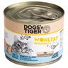 6x200g Dogs'n Tiger Adult Cat Wohltat Hühnchen & Lachs Katzenfutter nass