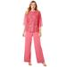 Plus Size Women's Popover Lace Jumpsuit by Jessica London in Tea Rose (Size 16 W)