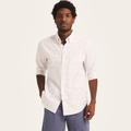 Nautica Men's Wrinkle-Resistant Plaid Wear To Work Shirt Bright White, XXL