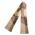 Neutrals Christina / Women Leather Gloves-Taupe 8" Karma Leather Gloves