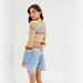 Urban Outfitters Tops | Nwot Urban Outfitters Cropped Top M | Color: Blue/Cream | Size: M