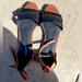 Coach Shoes | Coach Open Toe Flat Sandals | Color: Black/Brown | Size: 8
