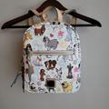 Dooney & Bourke Bags | Dooney & Bourke Disney Dogs Sketch Mini Backpack New | Color: White | Size: Os