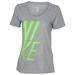 Nike Tops | New Women's Size X-Large Nike Short Sleeve Scoop Neck Top/Tee Gray Aj2154-063 | Color: Gray | Size: Xl