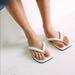 Zara Shoes | New Zara White Sandals | Color: White | Size: 7.5