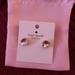 Kate Spade Jewelry | Kate Spade Crystal Pierced Earring Set. Goldtone New | Color: Gold | Size: Os