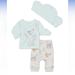 Disney Matching Sets | Brand New Never Worn Disney Dumbo Three Piece, Size 0-3 Months | Color: Blue/Gray | Size: 0-3mb