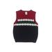 Gymboree Sweater Vest: Burgundy Argyle Tops - Kids Boy's Size X-Small