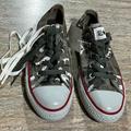 Converse Shoes | Nwt Converse All Star Camo Sneakers Low Rise With 2 Sets Of Shoelaces | Color: Gray/Green | Size: 6