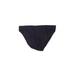 Calvin Klein Swimsuit Bottoms: Blue Solid Swimwear - Women's Size 8