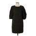 Velvet by Graham & Spencer Casual Dress - Sweater Dress: Black Solid Dresses - Women's Size Small