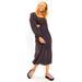American Eagle Outfitters Dresses | Ae Long-Sleeve Cut-Out Midi Dress | Color: Black | Size: Xxl