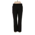 Saks Fifth Avenue Dress Pants - High Rise Boot Cut Boyfriend: Black Bottoms - Women's Size 12