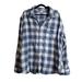 Columbia Shirts | Columbia Men Xxl Blue 100% Cotton Flannel Button Up Outdoor Hiking Plaid 2xl | Color: Blue/White | Size: Xxl