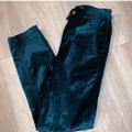 Free People Pants & Jumpsuits | Free People Sweet Jane Jewel Tone Velvet Skinny Jean Style Pants Emerald | Color: Green | Size: 25