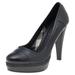 Burberry Shoes | Burberry Black Leather Platform Pumps Size 36 | Color: Black | Size: 36