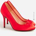 J. Crew Shoes | *Nwt* J. Crew Collection Italian Ballet Pumps | Color: Red | Size: 8