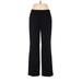 Kasper Dress Pants - High Rise Boot Cut Boot Cut: Black Bottoms - Women's Size 6 Petite